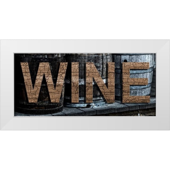 Lewis, Sheldon 18x10 White Modern Wood Framed Museum Art Print Titled - Vintage Wine 2