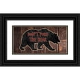 thumbnail image 1 of Lewis, Sheldon 18x11 Black Ornate Wood Framed with Double Matting Museum Art Print Titled - Dont Poke The Bear, 1 of 4