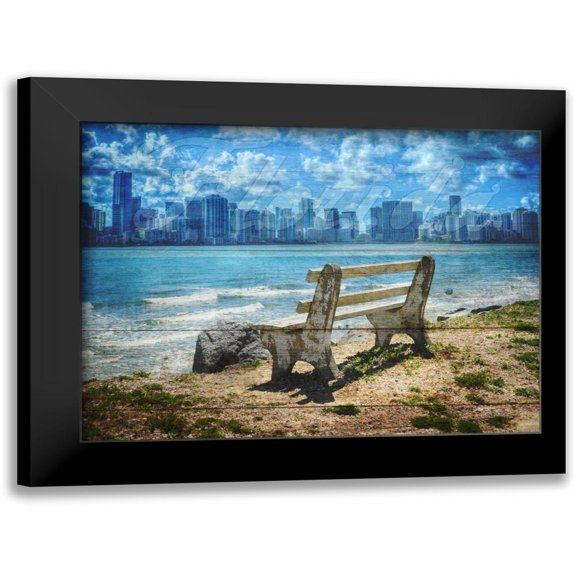 Lewis, Sheldon 18x15 Black Modern Framed Museum Art Print Titled - Florida