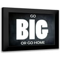 thumbnail image 1 of Lewis, Sheldon 18x15 Black Modern Framed Museum Art Print Titled - Go Big BW, 1 of 5