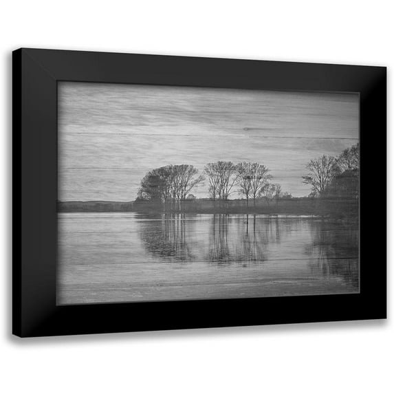 Lewis, Sheldon 18x15 Black Modern Framed Museum Art Print Titled - Out Doors BW