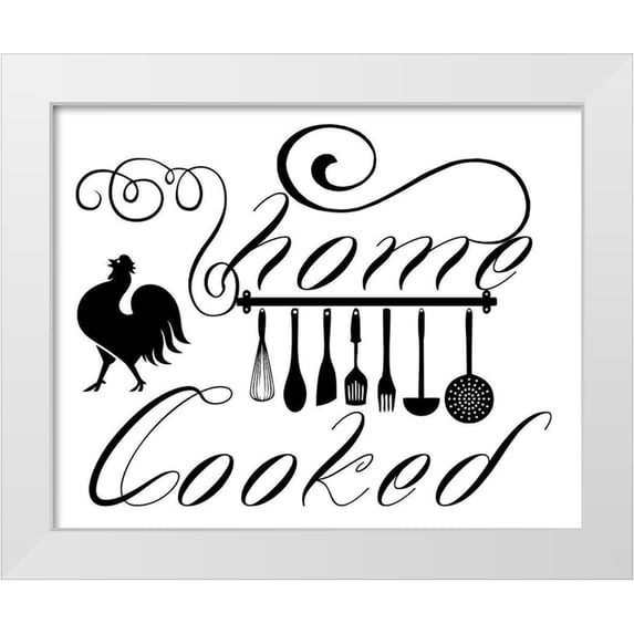 Lewis, Sheldon 18x15 White Modern Wood Framed Museum Art Print Titled - Home Cooked