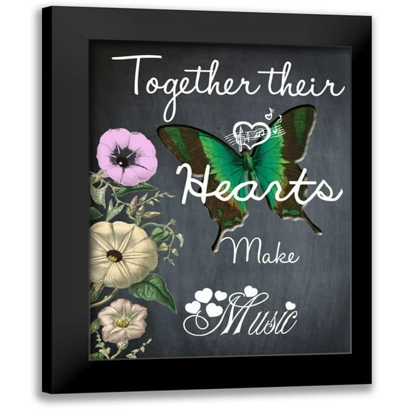 Lewis, Sheldon 19x24 Black Modern Framed Museum Art Print Titled - Music From The Heart