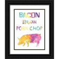 thumbnail image 1 of Lewis, Sheldon 19x24 Black Ornate Wood Framed with Double Matting Museum Art Print Titled - Delicious Pig, 1 of 4