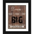 thumbnail image 1 of Lewis, Sheldon 19x24 Black Ornate Wood Framed with Double Matting Museum Art Print Titled - Dream Big Little One, 1 of 4