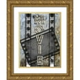 thumbnail image 1 of Lewis, Sheldon 19x24 Gold Ornate Wood Framed with Double Matting Museum Art Print Titled - At The Movie, 1 of 4
