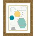thumbnail image 1 of Lewis, Sheldon 19x24 Gold Ornate Wood Framed with Double Matting Museum Art Print Titled - Shapping Up 2, 1 of 4