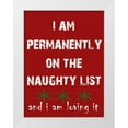 thumbnail image 1 of Lewis, Sheldon 19x24 White Modern Wood Framed Museum Art Print Titled - Naughty List, 1 of 4