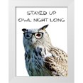 thumbnail image 1 of Lewis, Sheldon 19x24 White Modern Wood Framed Museum Art Print Titled - Owl Night, 1 of 4