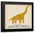thumbnail image 1 of Lewis, Sheldon 20x20 Black Modern Framed Museum Art Print Titled - Brachiosaurus Dino, 1 of 5