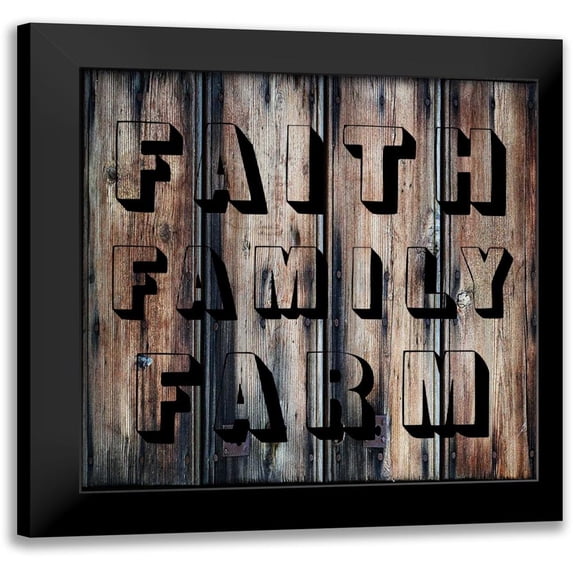 Lewis, Sheldon 20x20 Black Modern Framed Museum Art Print Titled - Faith Family Farm