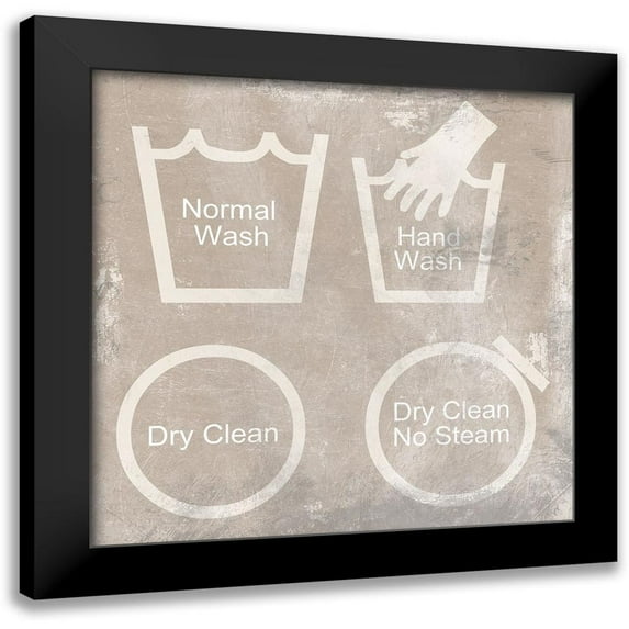 Lewis, Sheldon 20x20 Black Modern Framed Museum Art Print Titled - Laundry Guides