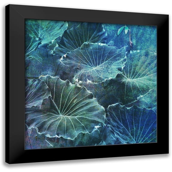 Lewis, Sheldon 20x20 Black Modern Framed Museum Art Print Titled - Mello Tropical 2