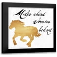 thumbnail image 1 of Lewis, Sheldon 20x20 Black Modern Framed Museum Art Print Titled - Miles Ahead, 1 of 5