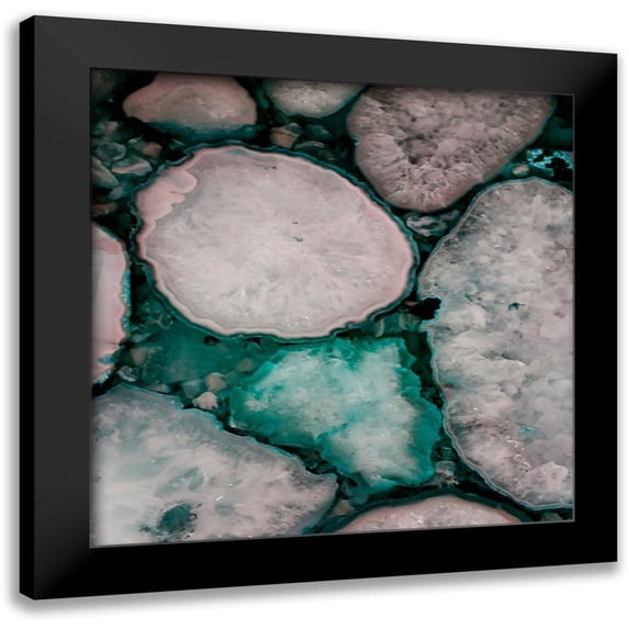 Lewis, Sheldon 20x20 Black Modern Framed Museum Art Print Titled - Munich Stones 2