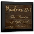 thumbnail image 1 of Lewis, Sheldon 20x20 Black Modern Framed Museum Art Print Titled - Psalms 27-1, 1 of 5