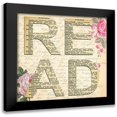 thumbnail image 1 of Lewis, Sheldon 20x20 Black Modern Framed Museum Art Print Titled - Read Book A, 1 of 5