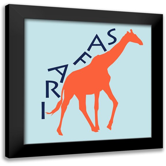 Lewis, Sheldon 20x20 Black Modern Framed Museum Art Print Titled - Safari