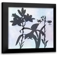 thumbnail image 1 of Lewis, Sheldon 20x20 Black Modern Framed Museum Art Print Titled - Silhoutette In Bloom, 1 of 5