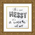 thumbnail image 1 of Lewis, Sheldon 20x20 Gold Ornate Wood Framed with Double Matting Museum Art Print Titled - A Work of Art, 1 of 4