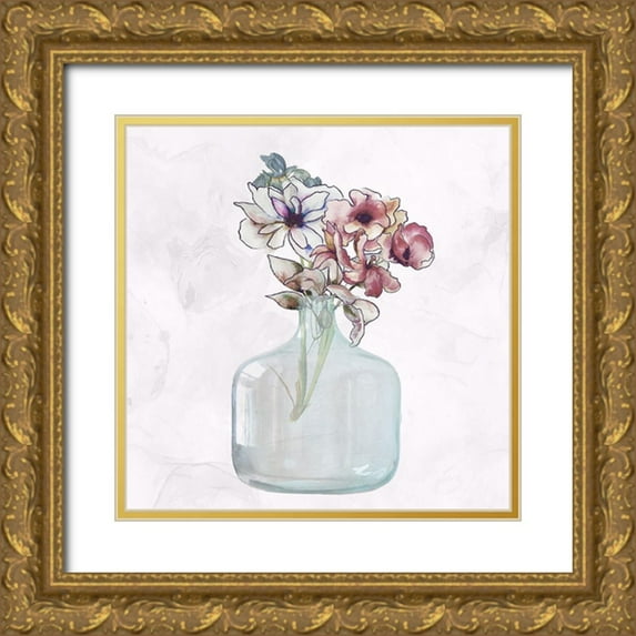 Lewis, Sheldon 20x20 Gold Ornate Wood Framed with Double Matting Museum Art Print Titled - Fresh Cut 2