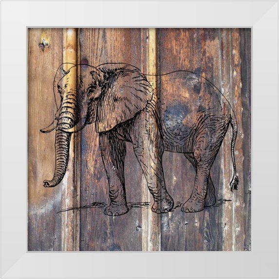 Lewis, Sheldon 20x20 White Modern Wood Framed Museum Art Print Titled - Junglephant