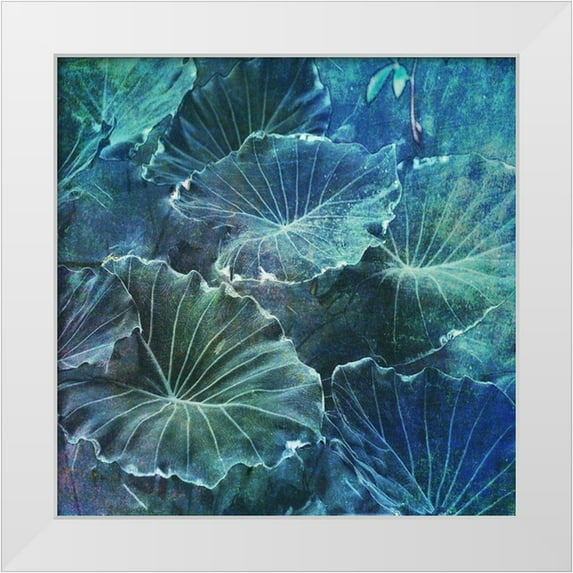 Lewis, Sheldon 20x20 White Modern Wood Framed Museum Art Print Titled - Mello Tropical 2