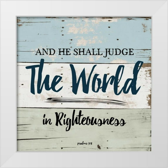 Lewis, Sheldon 20x20 White Modern Wood Framed Museum Art Print Titled - Religious On Wood 1
