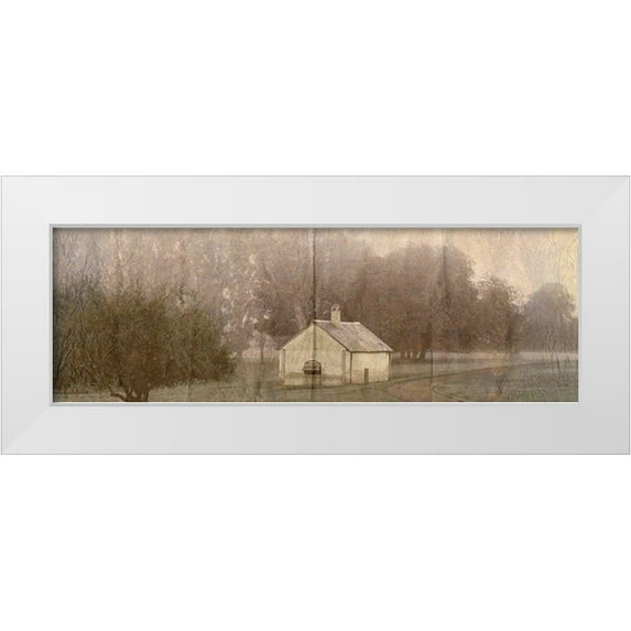 Lewis, Sheldon 24x11 White Modern Wood Framed Museum Art Print Titled - Country Side Landscape