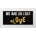 thumbnail image 1 of Lewis, Sheldon 24x13 White Modern Wood Framed Museum Art Print Titled - Lost In Love, 1 of 4