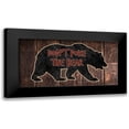 thumbnail image 1 of Lewis, Sheldon 24x14 Black Modern Framed Museum Art Print Titled - Dont Poke The Bear, 1 of 5