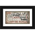 thumbnail image 1 of Lewis, Sheldon 24x14 Black Ornate Wood Framed with Double Matting Museum Art Print Titled - Out Doors, 1 of 4