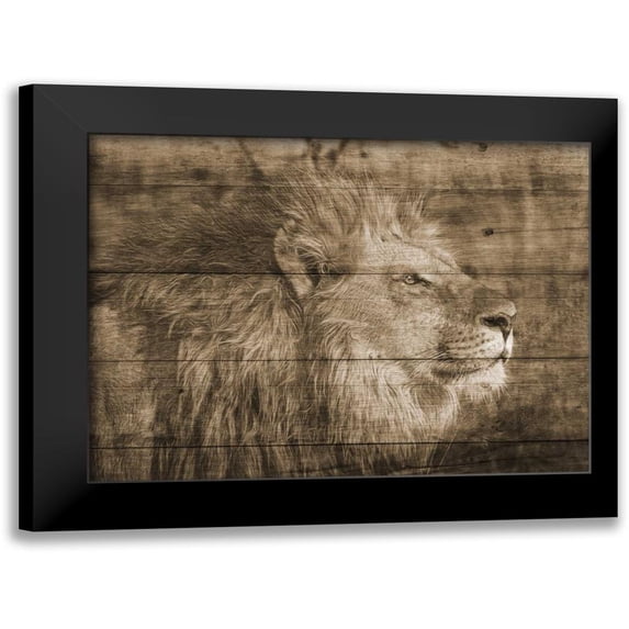 Lewis, Sheldon 24x19 Black Modern Framed Museum Art Print Titled - King