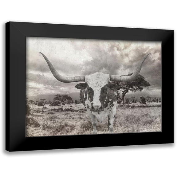 Lewis, Sheldon 24x19 Black Modern Framed Museum Art Print Titled - Steer