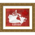 thumbnail image 1 of Lewis, Sheldon 24x19 Gold Ornate Wood Framed with Double Matting Museum Art Print Titled - Up North, 1 of 4