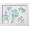 thumbnail image 1 of Lewis, Sheldon 24x19 White Modern Wood Framed Museum Art Print Titled - Sandy Bay, 1 of 4