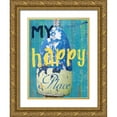 thumbnail image 1 of Lewis, Sheldon 25x32 Gold Ornate Wood Framed with Double Matting Museum Art Print Titled - Happy Place, 1 of 4