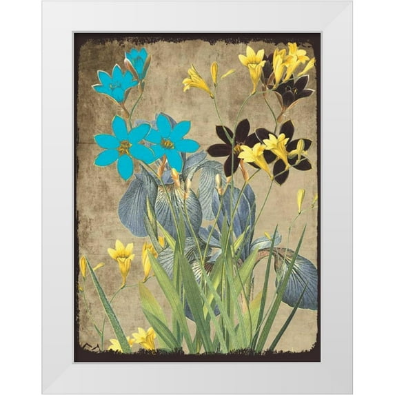 Lewis, Sheldon 25x32 White Modern Wood Framed Museum Art Print Titled - Meadow Bloom