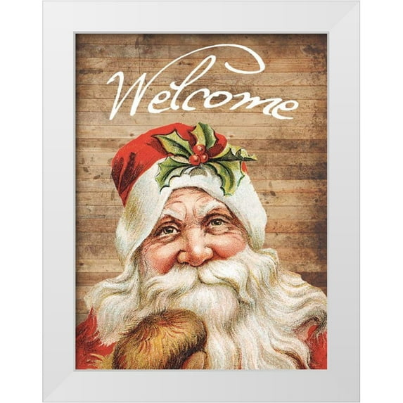 Lewis, Sheldon 25x32 White Modern Wood Framed Museum Art Print Titled - Welcome