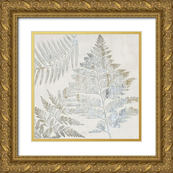 Lewis, Sheldon 26x26 Gold Ornate Wood Framed with Double Matting Museum Art Print Titled - Black Jungle 6