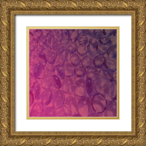 Lewis, Sheldon 26x26 Gold Ornate Wood Framed with Double Matting Museum Art Print Titled - Crystal Night