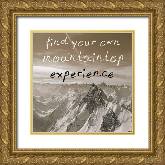 Lewis, Sheldon 26x26 Gold Ornate Wood Framed with Double Matting Museum Art Print Titled - Mountaintop