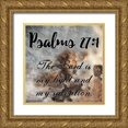 thumbnail image 1 of Lewis, Sheldon 26x26 Gold Ornate Wood Framed with Double Matting Museum Art Print Titled - Psalms, 1 of 4