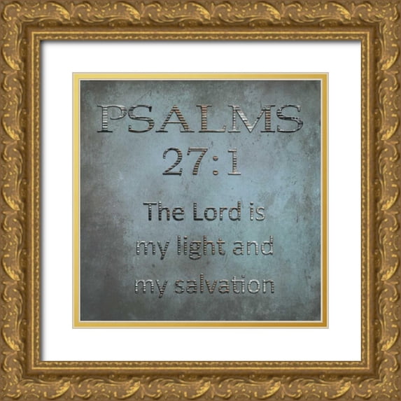 Lewis, Sheldon 26x26 Gold Ornate Wood Framed with Double Matting Museum Art Print Titled - The Lord