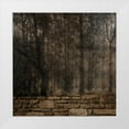 thumbnail image 1 of Lewis, Sheldon 26x26 White Modern Wood Framed Museum Art Print Titled - Stone Wall Landscape, 1 of 4