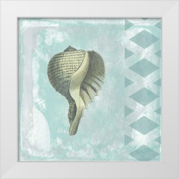 Lewis, Sheldon 26x26 White Modern Wood Framed Museum Art Print Titled - Tranquility 1