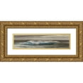 thumbnail image 1 of Lewis, Sheldon 32x11 Gold Ornate Wood Framed with Double Matting Museum Art Print Titled - Blast Of Blue 2, 1 of 4