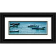 thumbnail image 1 of Lewis, Sheldon 32x13 Black Ornate Wood Framed with Double Matting Museum Art Print Titled - Coastal Brush Strokes, 1 of 4