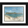 thumbnail image 1 of Lewis, Sheldon 32x25 Black Ornate Wood Framed with Double Matting Museum Art Print Titled - Bathway Bay 1, 1 of 4