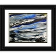 thumbnail image 1 of Lewis, Sheldon 32x25 Black Ornate Wood Framed with Double Matting Museum Art Print Titled - Blending Blue 1, 1 of 4